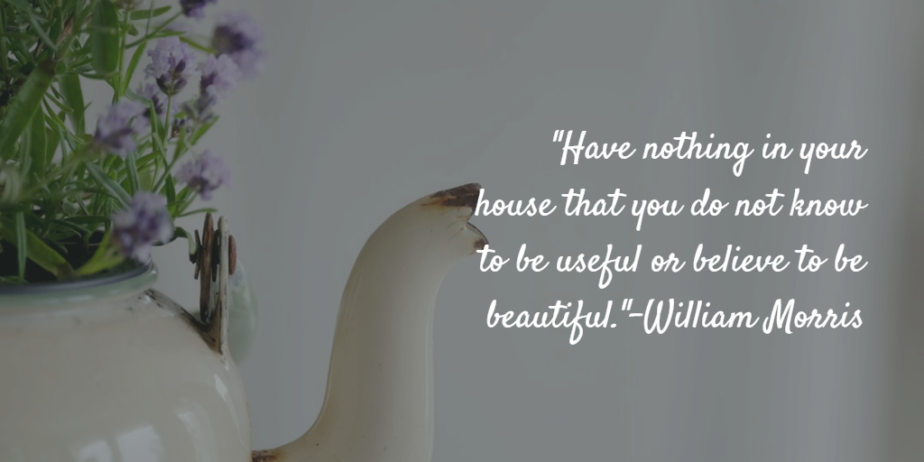 decluttering for peace